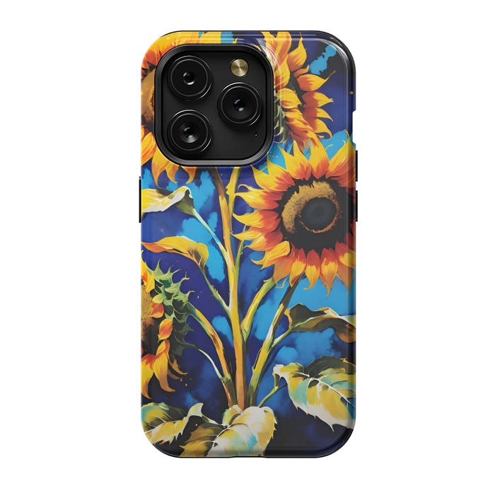iPhone 15 Pro StrongFit Sunflowers 3 by Winston