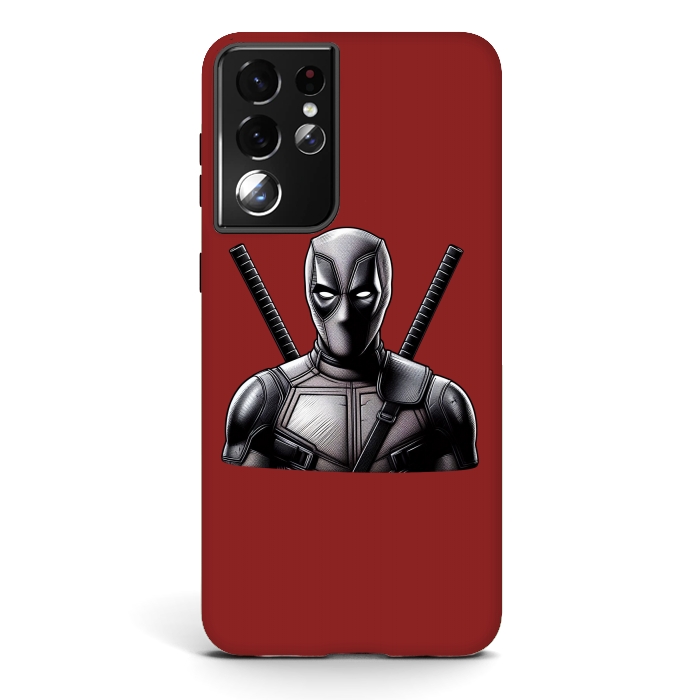 Galaxy S21 ultra StrongFit Deadpool  by Winston