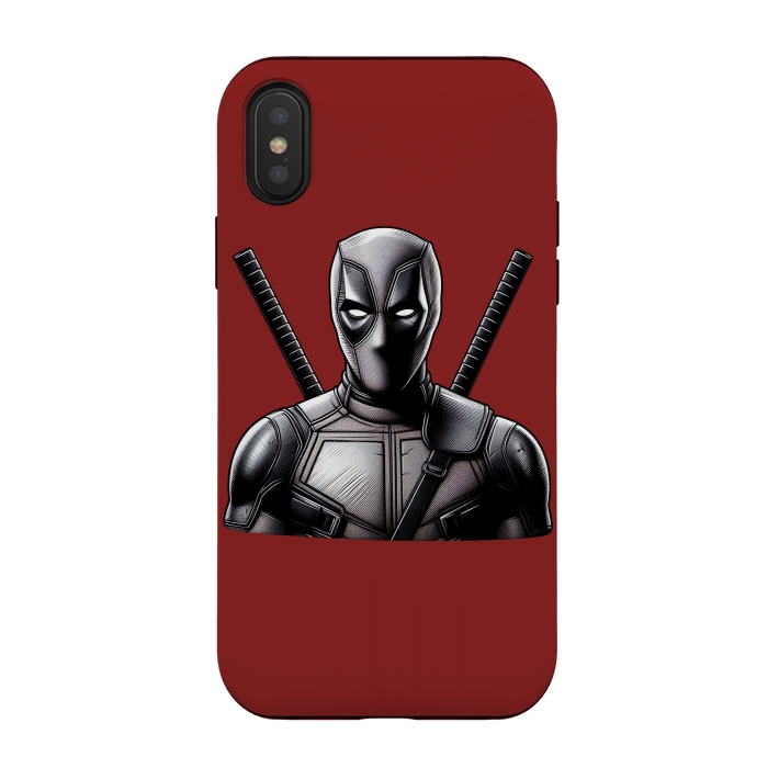 iPhone Xs / X StrongFit Deadpool  by Winston