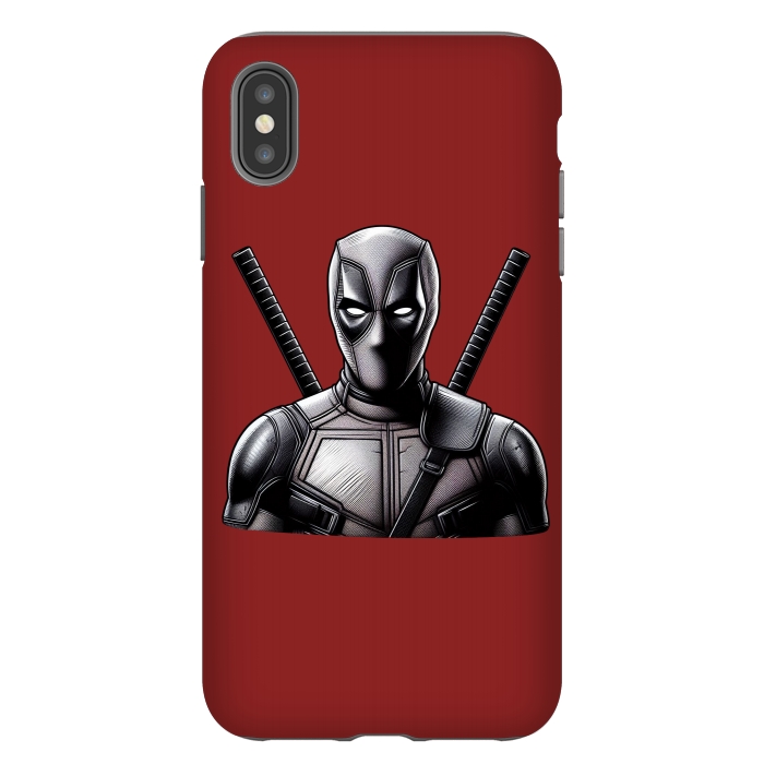 iPhone Xs Max StrongFit Deadpool  by Winston