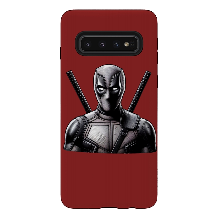 Galaxy S10 StrongFit Deadpool  by Winston