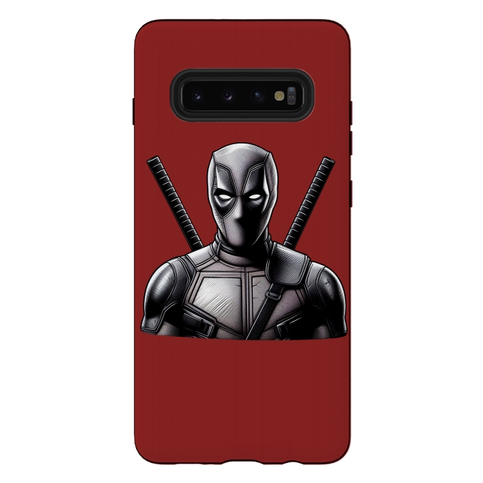 Galaxy S10 plus StrongFit Deadpool  by Winston