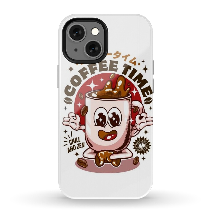 iPhone 12 mini StrongFit Funny Coffee Time by LM2Kone