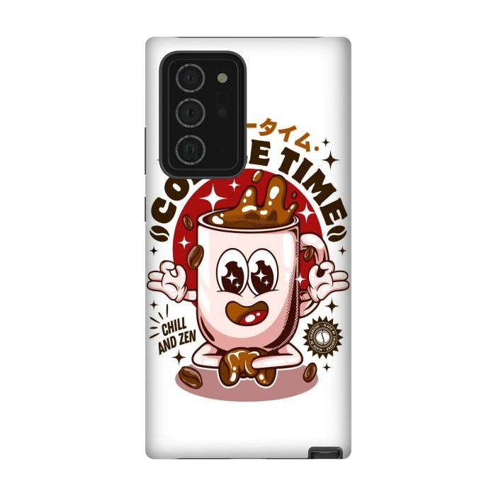 Galaxy Note 20 Ultra StrongFit Funny Coffee Time by LM2Kone