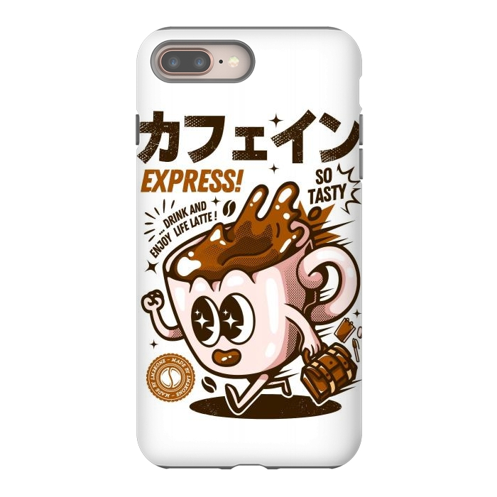 iPhone 7 plus StrongFit Funny Caffeine Expresso by LM2Kone