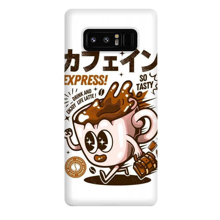 Galaxy Note 8 StrongFit Funny Caffeine Expresso by LM2Kone