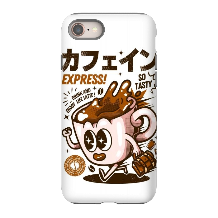 iPhone 8 StrongFit Funny Caffeine Expresso by LM2Kone