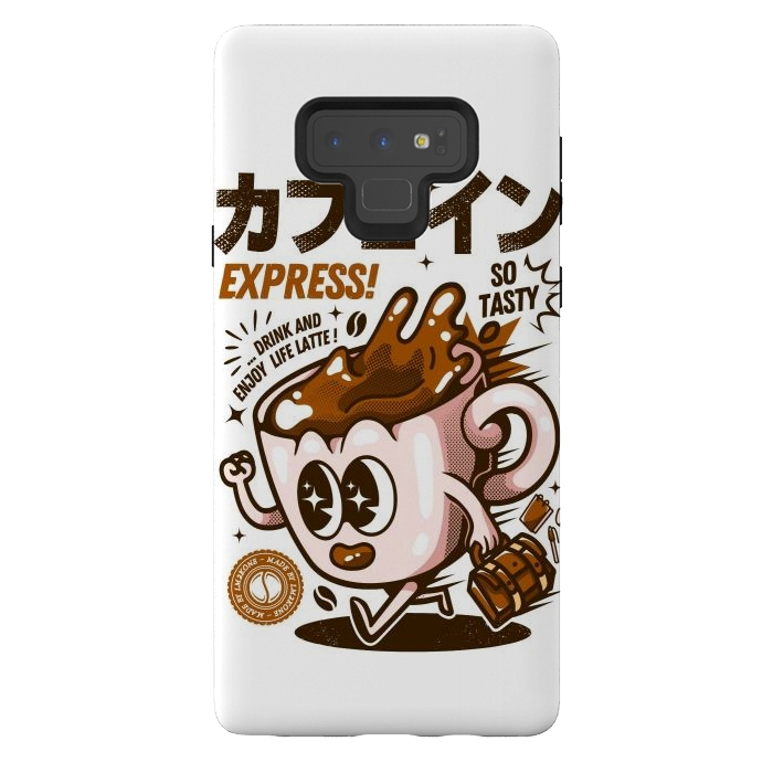 Galaxy Note 9 StrongFit Funny Caffeine Expresso by LM2Kone