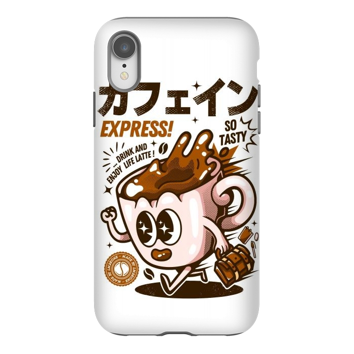 iPhone Xr StrongFit Funny Caffeine Expresso by LM2Kone