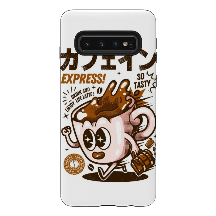 Galaxy S10 StrongFit Funny Caffeine Expresso by LM2Kone