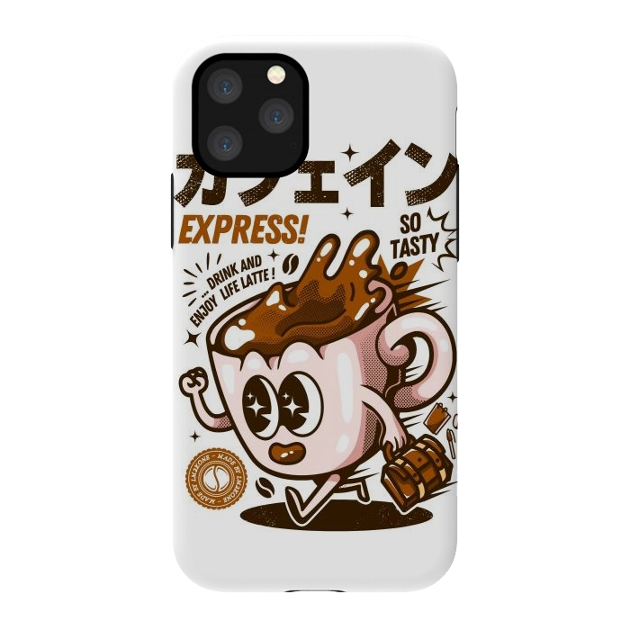 iPhone 11 Pro StrongFit Funny Caffeine Expresso by LM2Kone