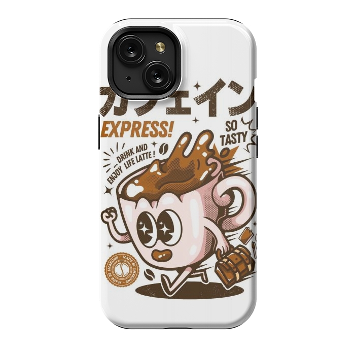 iPhone 15 StrongFit Funny Caffeine Expresso by LM2Kone