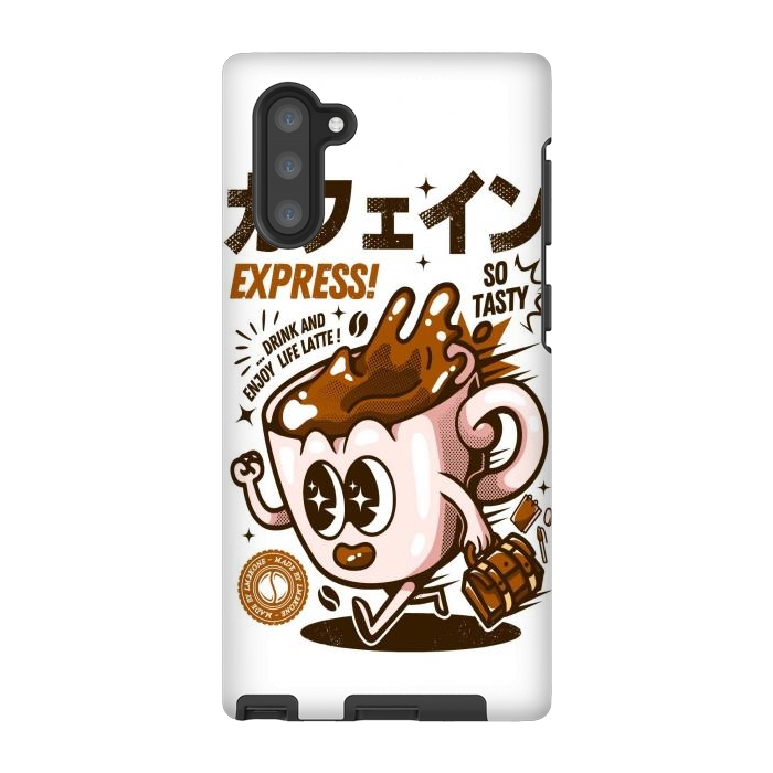 Galaxy Note 10 StrongFit Funny Caffeine Expresso by LM2Kone