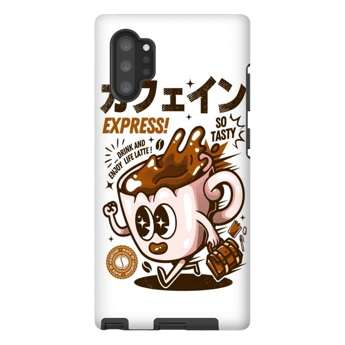 Galaxy Note 10 plus StrongFit Funny Caffeine Expresso by LM2Kone