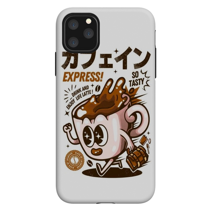 iPhone 11 Pro Max StrongFit Funny Caffeine Expresso by LM2Kone