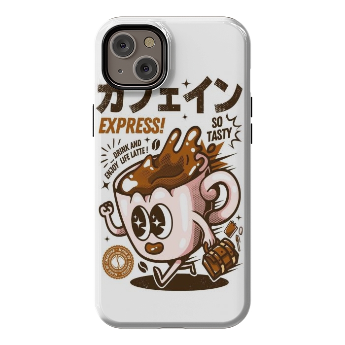 iPhone 14 Plus StrongFit Funny Caffeine Expresso by LM2Kone