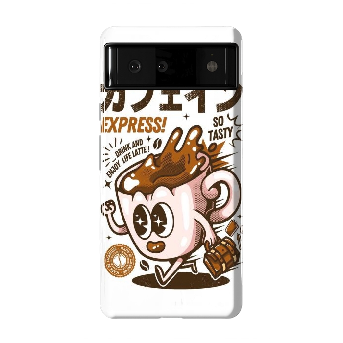 Pixel 6 StrongFit Funny Caffeine Expresso by LM2Kone