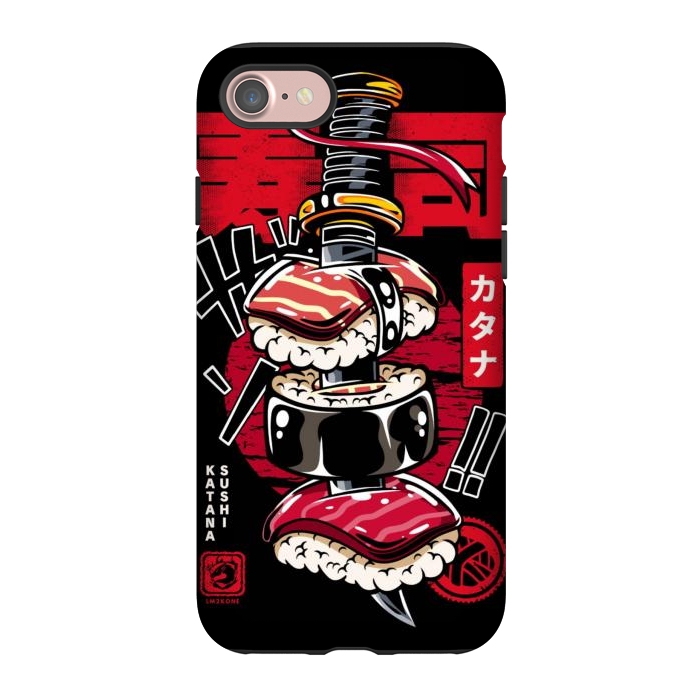 iPhone 7 StrongFit Japan Katana Sushi by LM2Kone