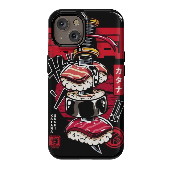 iPhone 14 StrongFit Japan Katana Sushi by LM2Kone