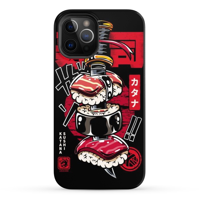 iPhone 12 Pro Max StrongFit Japan Katana Sushi by LM2Kone