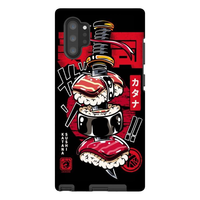 Galaxy Note 10 plus StrongFit Japan Katana Sushi by LM2Kone