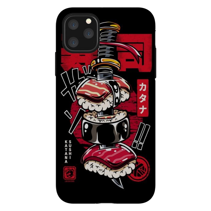 iPhone 11 Pro Max StrongFit Japan Katana Sushi by LM2Kone