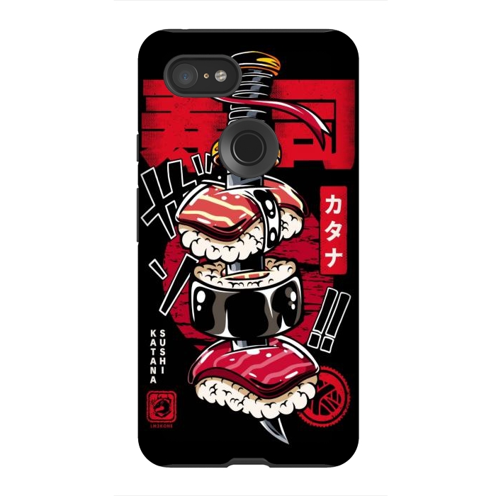 Pixel 3XL StrongFit Japan Katana Sushi by LM2Kone