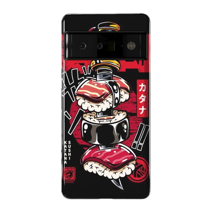 Pixel 6 Pro StrongFit Japan Katana Sushi by LM2Kone