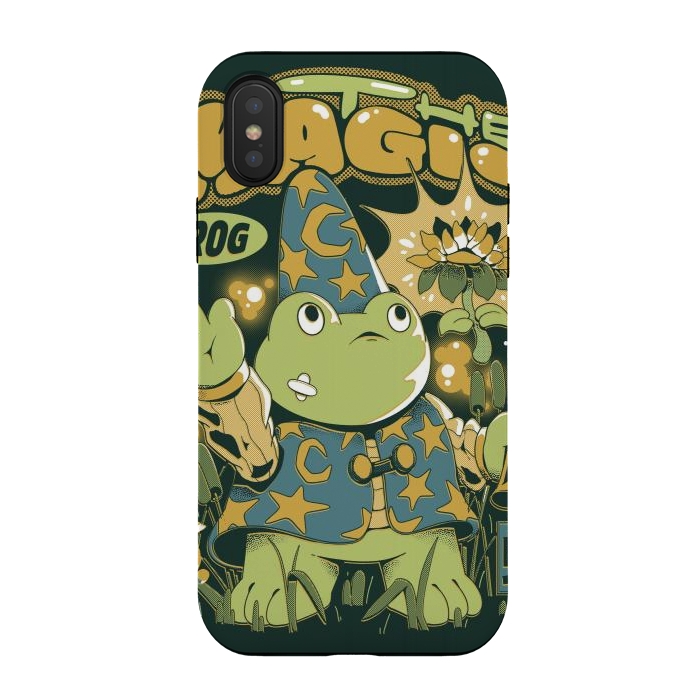 iPhone Xs / X StrongFit Magic Frog by Ilustrata
