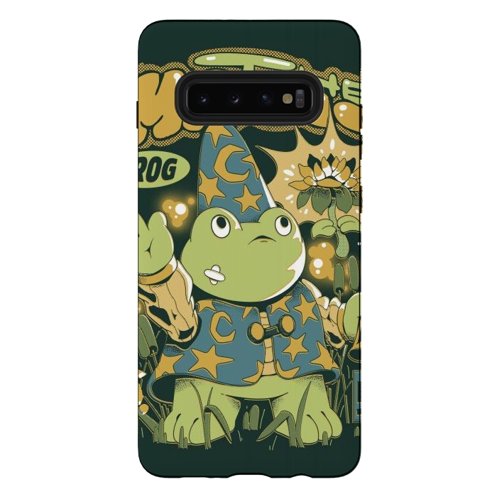 Galaxy S10 plus StrongFit Magic Frog by Ilustrata