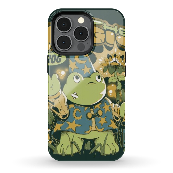 iPhone 13 pro StrongFit Magic Frog by Ilustrata