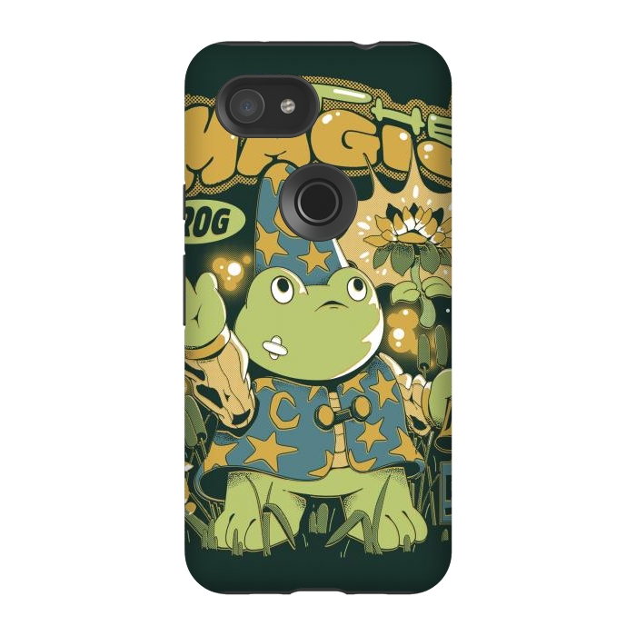 Pixel 3A StrongFit Magic Frog by Ilustrata