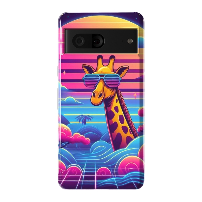 Pixel 7 StrongFit 80s Neon Giraffe by JohnnyVillas