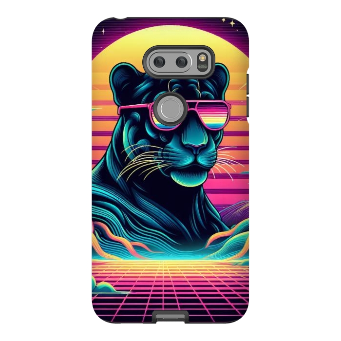 V30 StrongFit 80s Neon Black Panther by JohnnyVillas