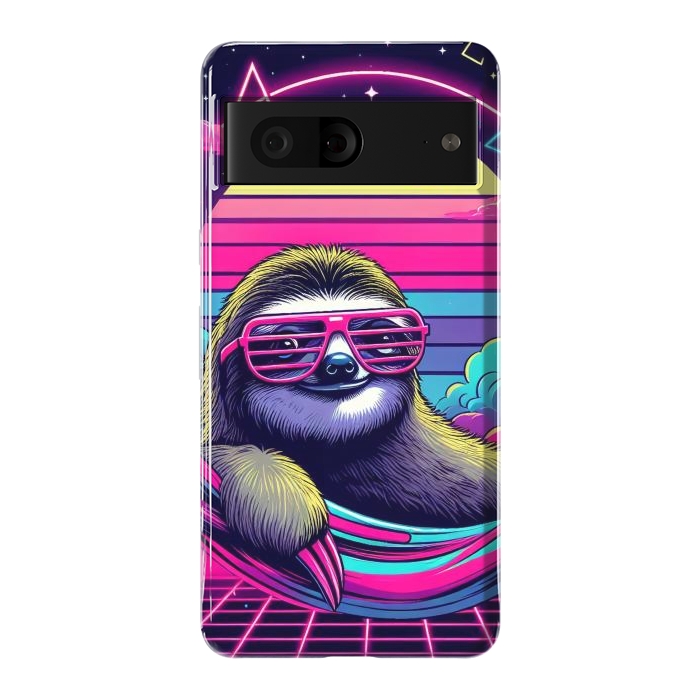 Pixel 7 StrongFit 80s Neon Sloth by JohnnyVillas