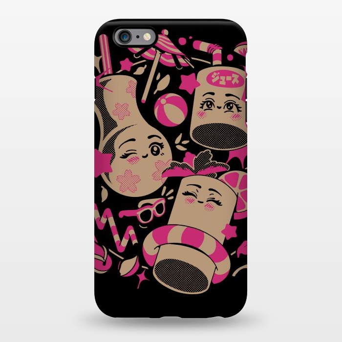 iPhone 6/6s plus StrongFit Anime Kawaii Drinks by Ilustrata