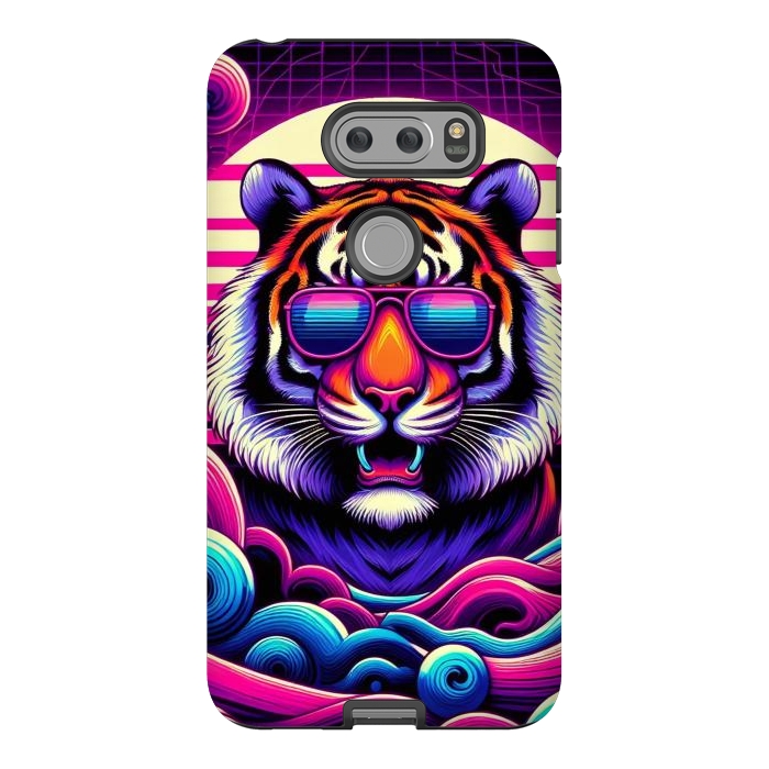 V30 StrongFit 80s Neon Lion by JohnnyVillas