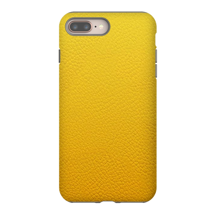 iPhone 7 plus StrongFit Yellow Leather by JohnnyVillas