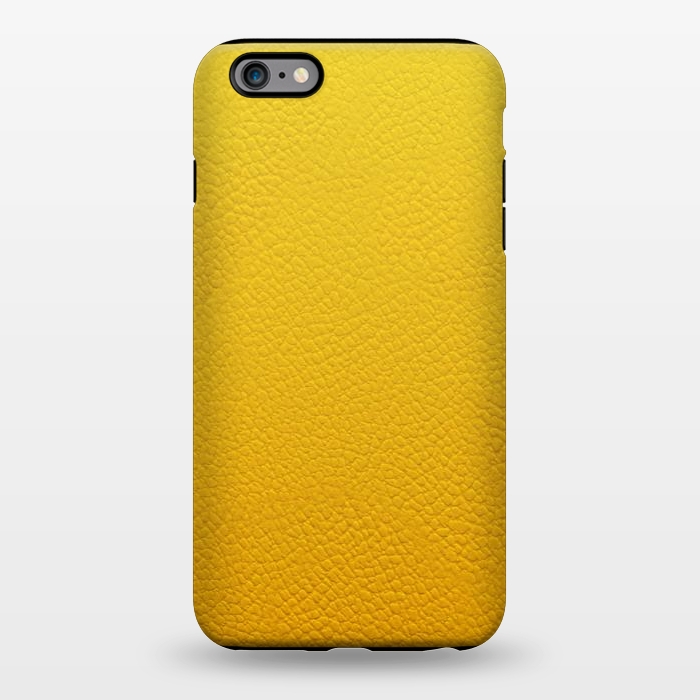 iPhone 6/6s plus StrongFit Yellow Leather by JohnnyVillas