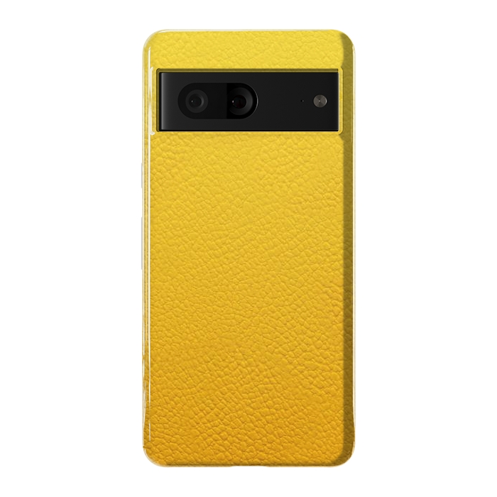 Pixel 7 StrongFit Yellow Leather by JohnnyVillas