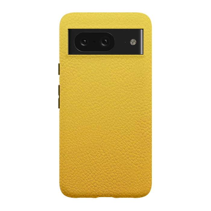 Pixel 8 StrongFit Yellow Leather by JohnnyVillas