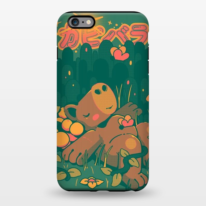 iPhone 6/6s plus StrongFit Nature Capybara Vibes by Ilustrata