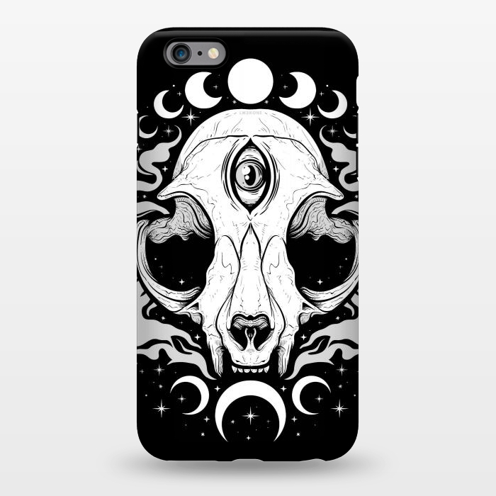 iPhone 6/6s plus StrongFit Occult Moon Cat by LM2Kone