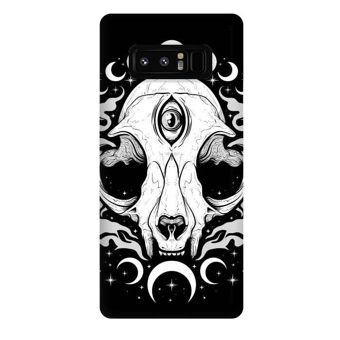 Galaxy Note 8 StrongFit Occult Moon Cat by LM2Kone