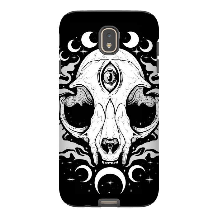 Galaxy J7 StrongFit Occult Moon Cat by LM2Kone