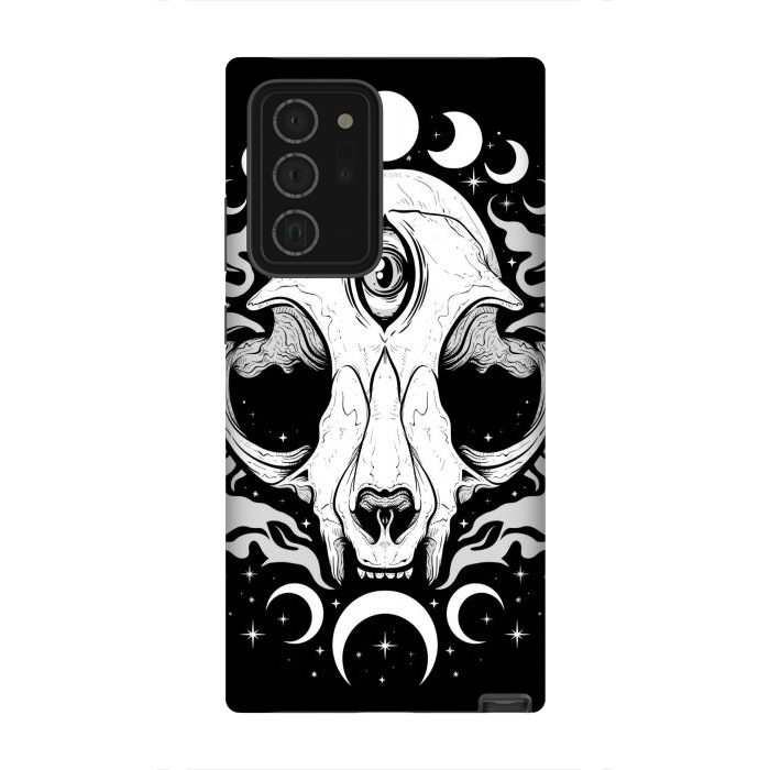 Galaxy Note 20 Ultra StrongFit Occult Moon Cat by LM2Kone