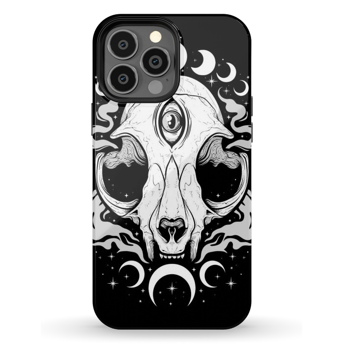 iPhone 13 Pro Max StrongFit Occult Moon Cat by LM2Kone