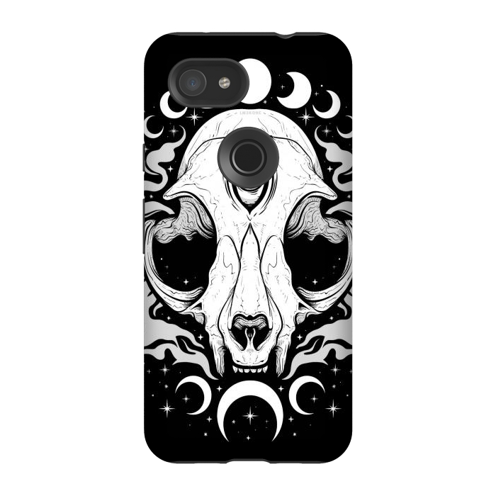 Pixel 3A StrongFit Occult Moon Cat by LM2Kone