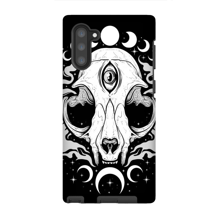 Galaxy Note 10 StrongFit Occult Moon Cat by LM2Kone