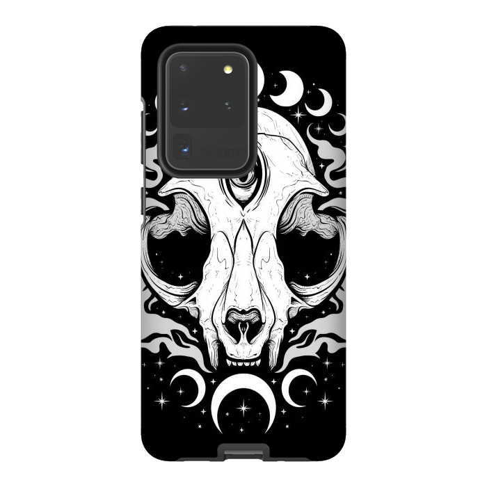 Galaxy S20 Ultra StrongFit Occult Moon Cat by LM2Kone